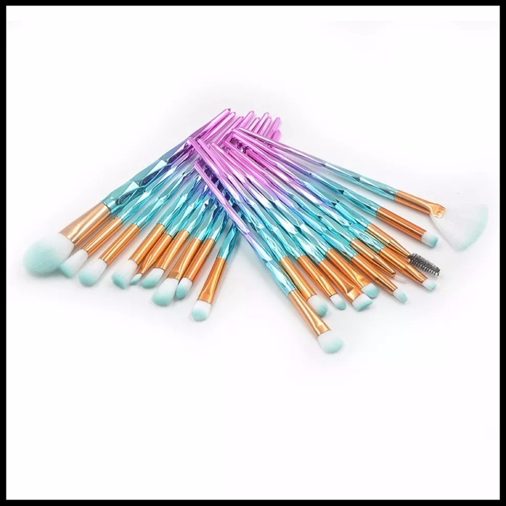 NEW 20pcs Unicorn Makeup Brush Set - Picture 2 of 6